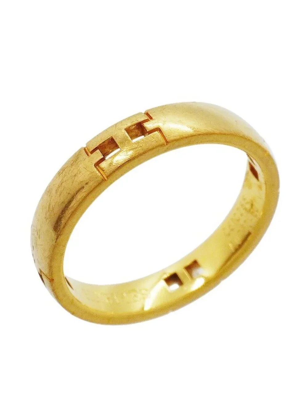 Hermes Ring Ever Herakles 18K Yellow Gold